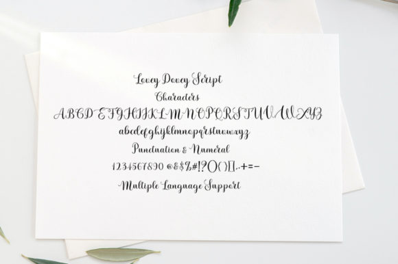 Lovey Dovey Font PNG with transparent background - Preview 5
