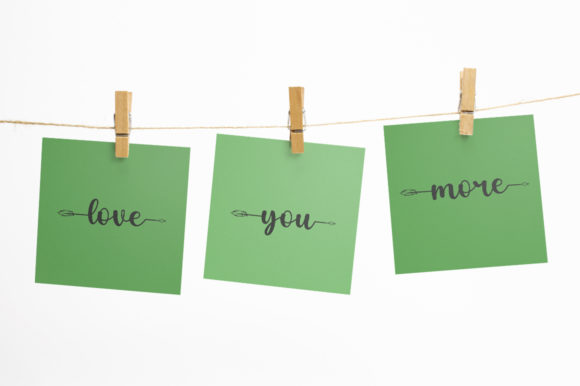 Magic Spring Font PNG with transparent background - Preview 3