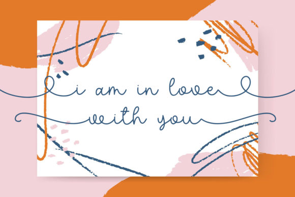 Michela Austin Font PNG with transparent background - Preview 2