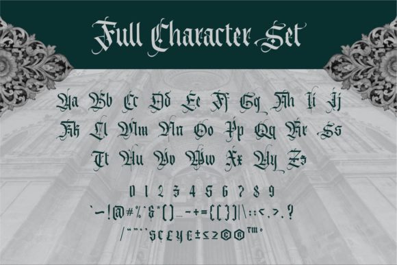 Morsten Font PNG with transparent background - Preview 1
