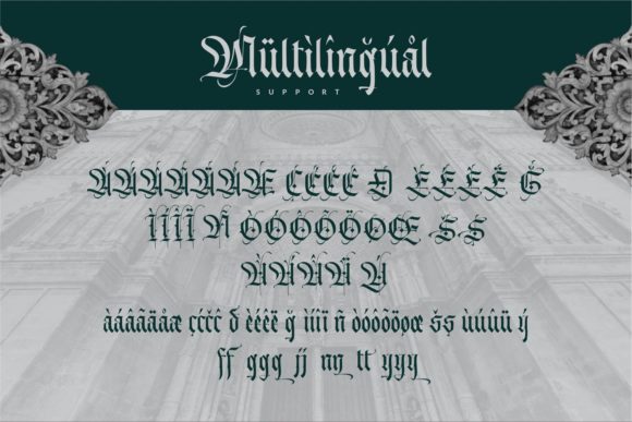 Morsten Font PNG with transparent background - Preview 2