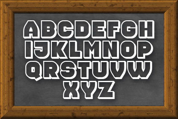 Nonsense Font PNG with transparent background - Preview 1