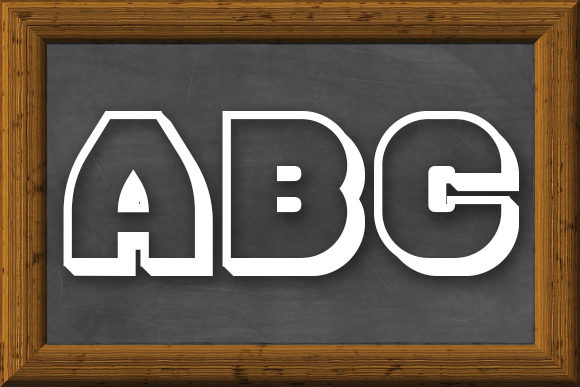 Nonsense Font PNG with transparent background - Preview 2