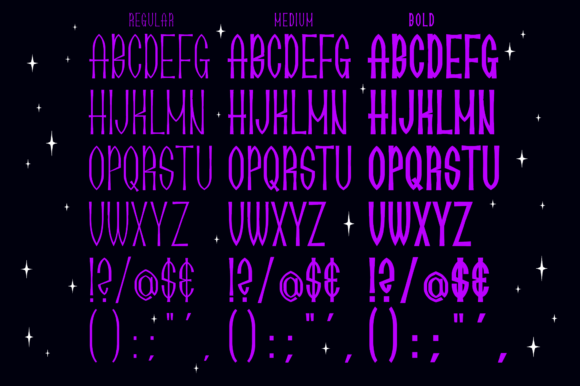 Obed Font PNG with transparent background - Preview 3