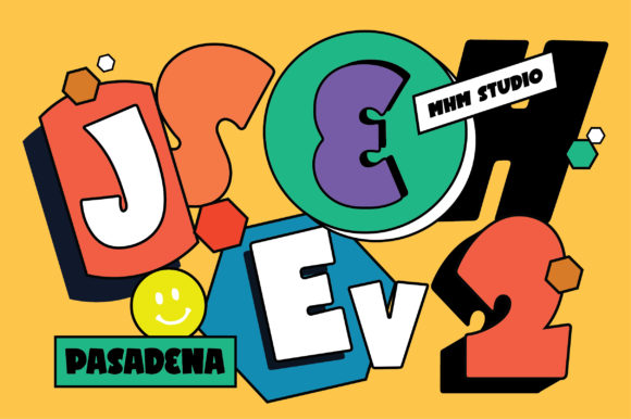 Pasadena Font PNG with transparent background - Preview 2