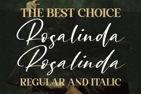 Rosalinda Font PNG with transparent background - Preview 2