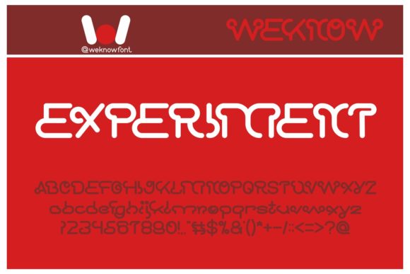 Scooter Experiment Font PNG with transparent background - Preview 1