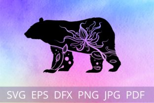 Bear Lotus Cut Files