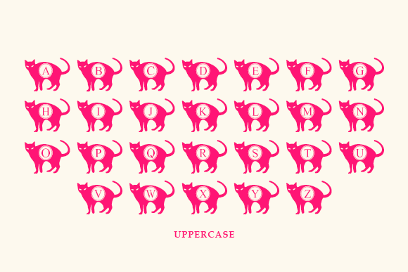 Black Cat Font - Preview 3