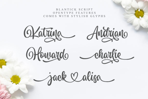 Blantick Font - Preview 3