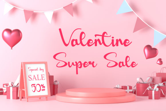 Blessed Valentine Font - Preview 4
