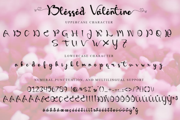 Blessed Valentine Font - Preview 6