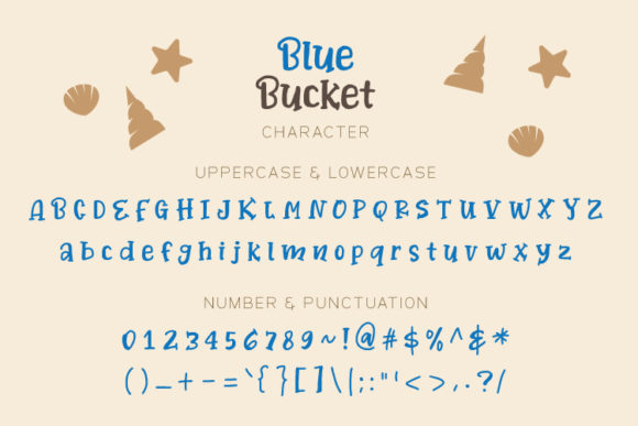 Blue Bucket Font - Preview 1