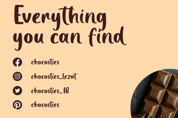 Choco Chips Font - Preview 5
