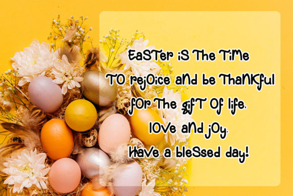 Easter Egg Font - Preview 1