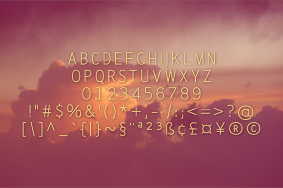 Finture Font PNG with transparent background - Preview 1