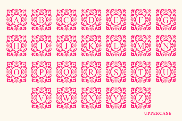 Florista Monogram Font - Preview 3