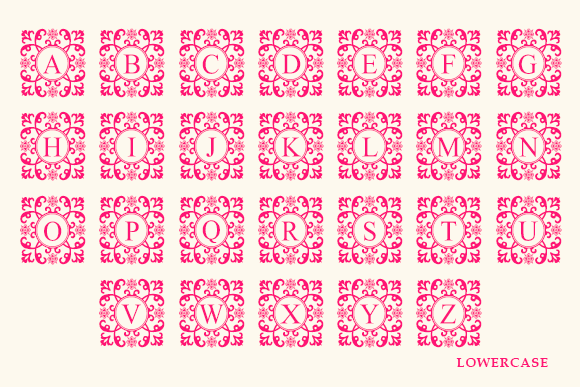 Florista Monogram Font - Preview 4