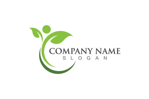 Green Leaf Ecology Nature Logo Vector
