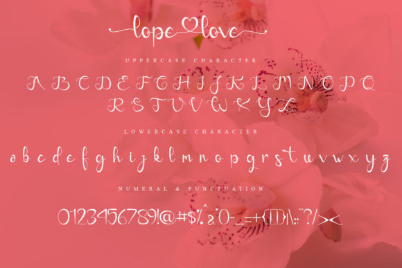 Lope Love Font PNG with transparent background - Preview 6