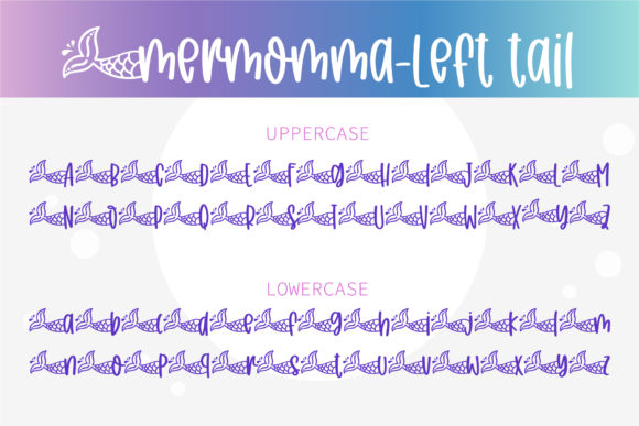 Mer Momma Font PNG with transparent background - Preview 3