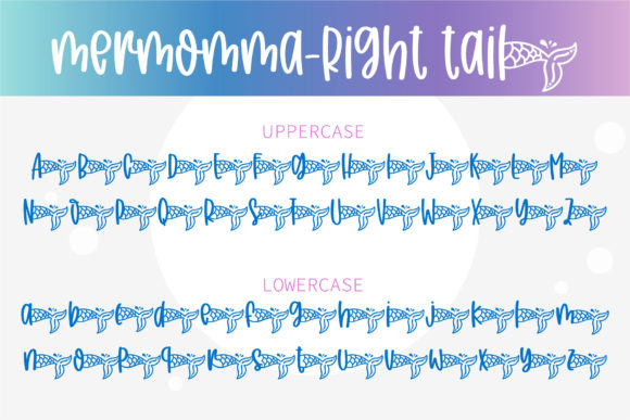 Mer Momma Font PNG with transparent background - Preview 4