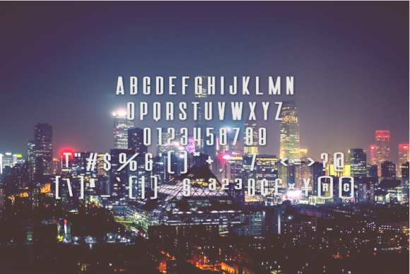 Penplanet Font PNG with transparent background - Preview 1