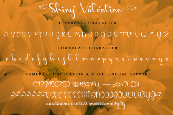 Shiny Valentine Font font preview - 5