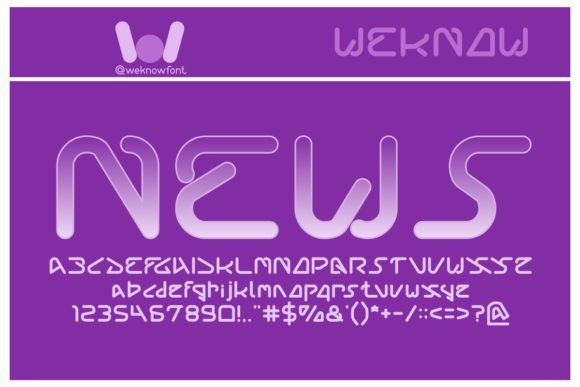 Silver Bend Font PNG with transparent background - Preview 3