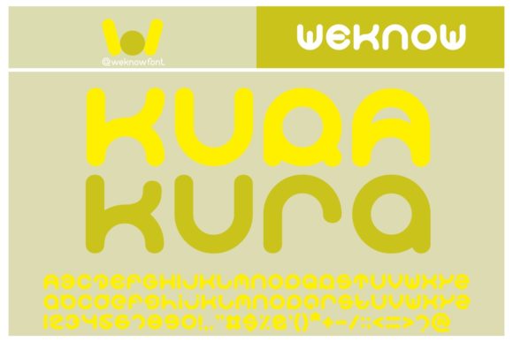 Smiley Turtle Font font preview - 4