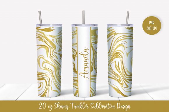 20oz Skinny Tumbler Sublimation v.4