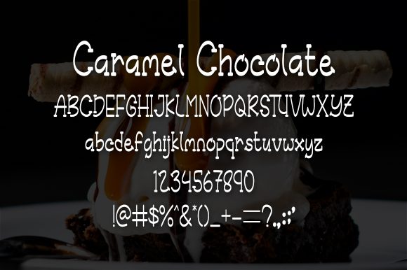 Caramel Chocolate Font - Preview 4