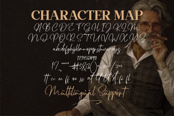 Dettreon Smith Font PNG with transparent background - Preview 1