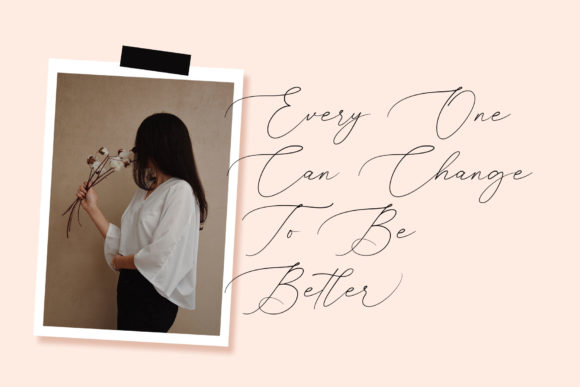 Femeanly Font PNG with transparent background - Preview 1