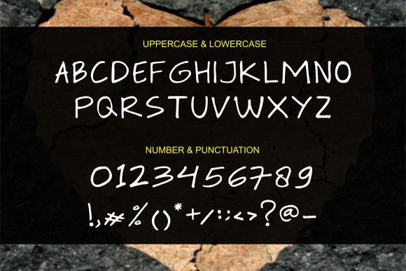Flavors Heart Font - Preview 4