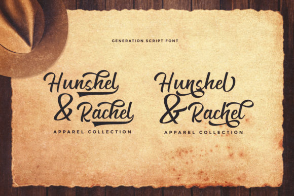 Generation Font PNG with transparent background - Preview 6