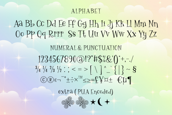 Having a Nice Dream Font PNG with transparent background - Preview 2