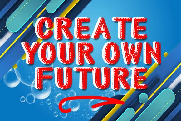 Oneself Bubble Font PNG with transparent background - Preview 2