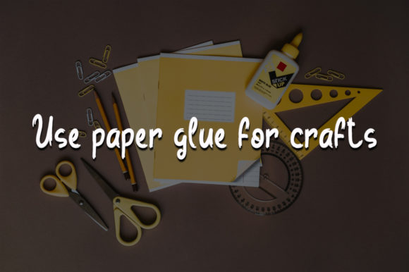 Paper Glue Font PNG with transparent background - Preview 2