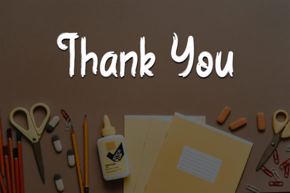 Paper Glue Font PNG with transparent background - Preview 4