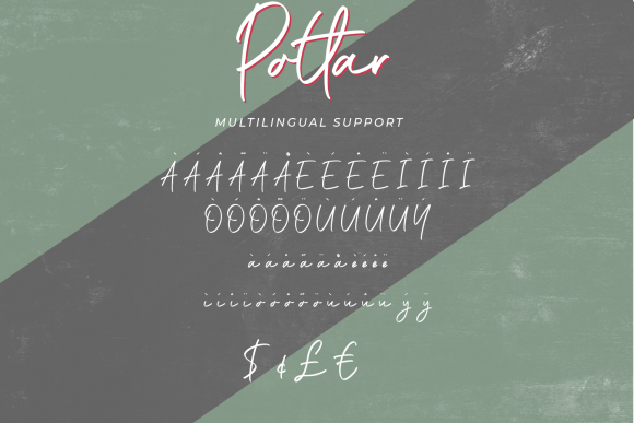 Potlar Font PNG with transparent background - Preview 2