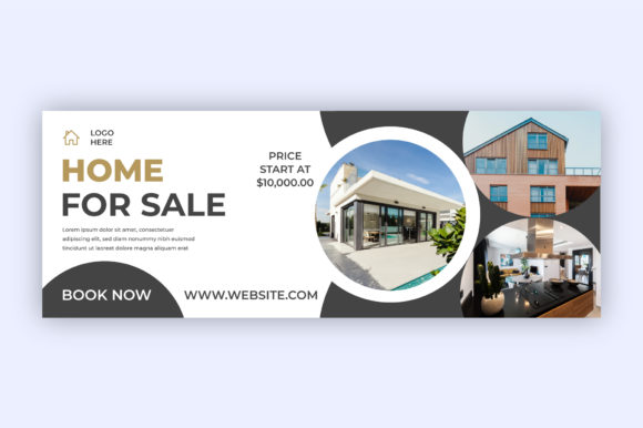 Real-Estate Facebook Cover Template Graphic Social Media Templates By ui.sahirsulaiman