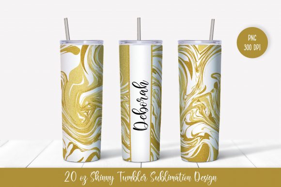 20 oz Skinny Tumbler Sublimation Design