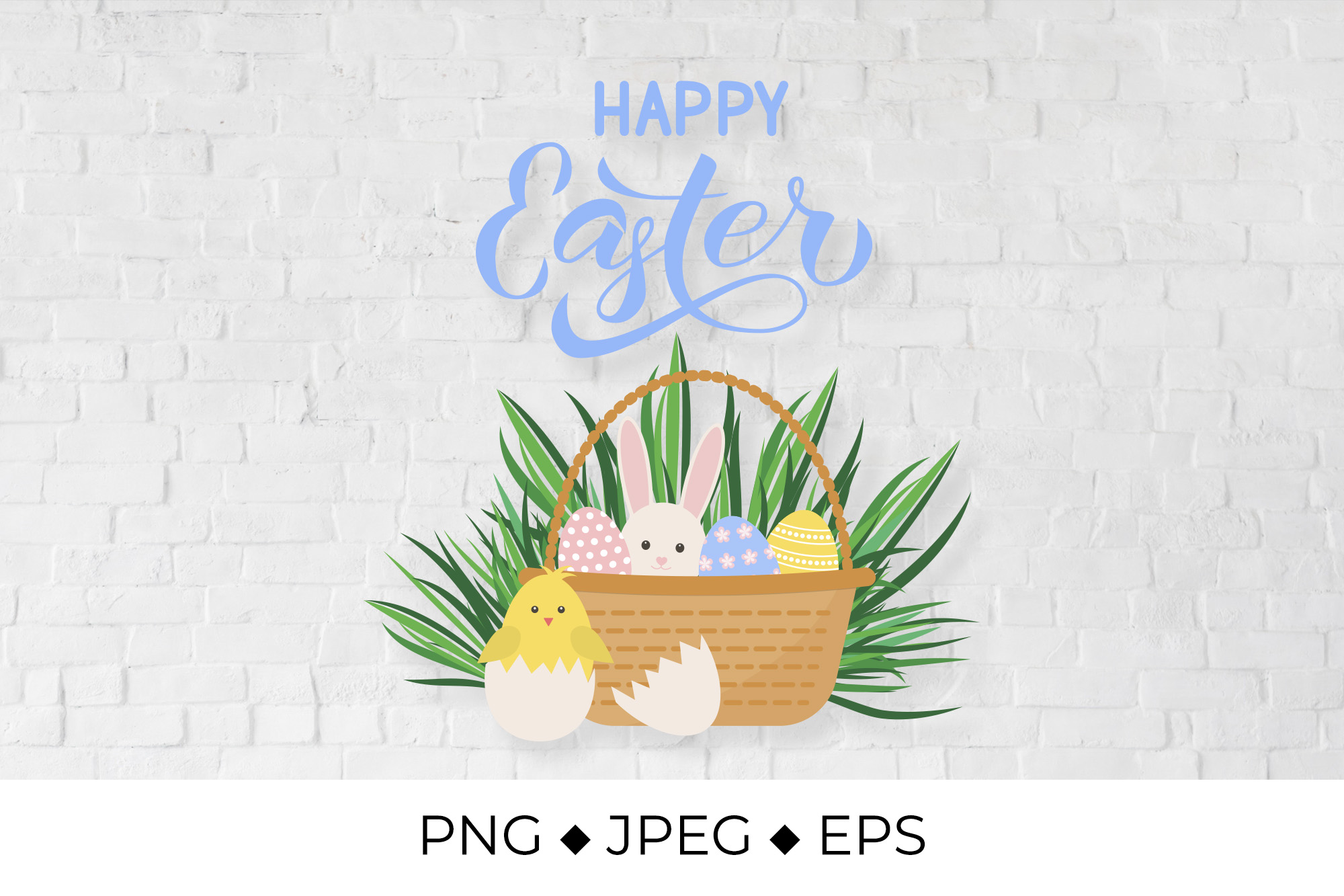 Happy Easter. Easter Egg Hunt