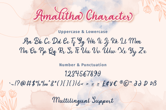 Amalitha Font - Preview 4