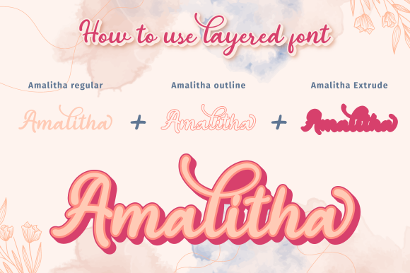 Amalitha Font - Preview 6