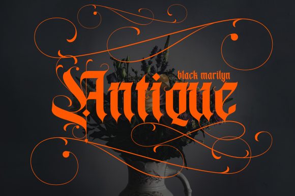 Black Marilyn Font - Preview 3