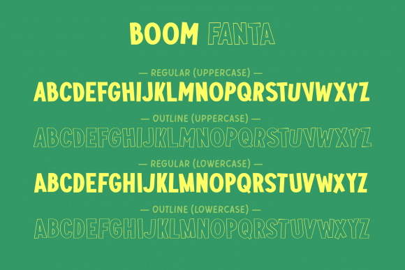 Boom Fanta Font - Preview 3