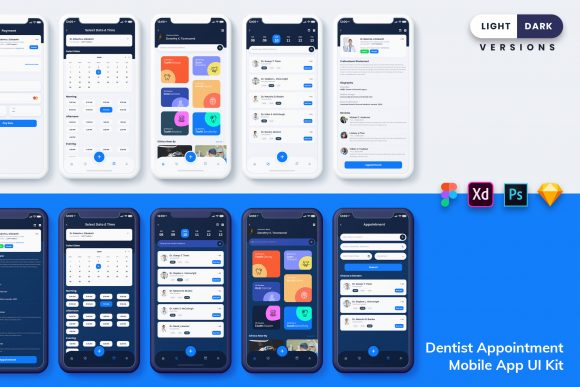 Dentist Appointment Mobile App UI Kit