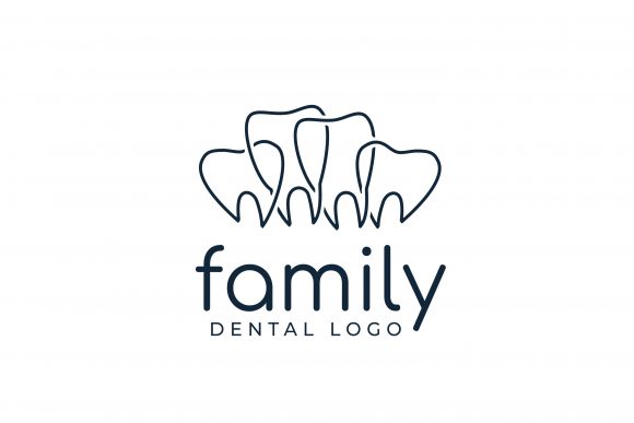 Family Dental Clinic Dentist Logo Design